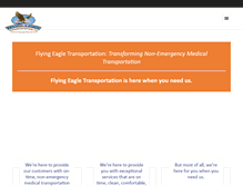 Tablet Screenshot of flyingeagletrans.com